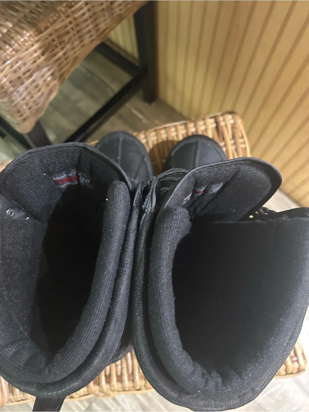 Weatherproof Black Men's Winter Snow Boots